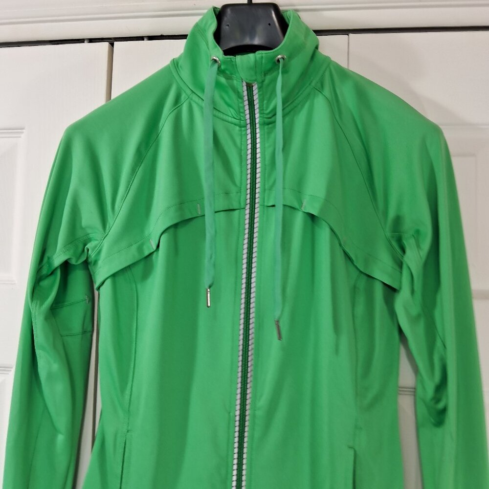 Champion Women's Lightweight green sports Jacket​​ Reflective